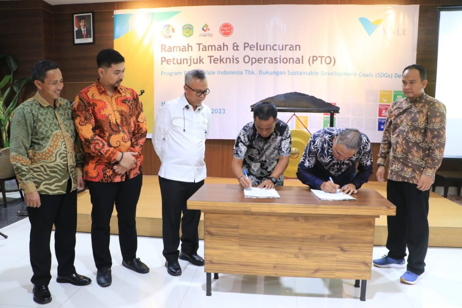 Luncurkan PTO PPM-Dukungan SDGs, PT Vale Dukung Pembangunan Berkelanjutan di Desa