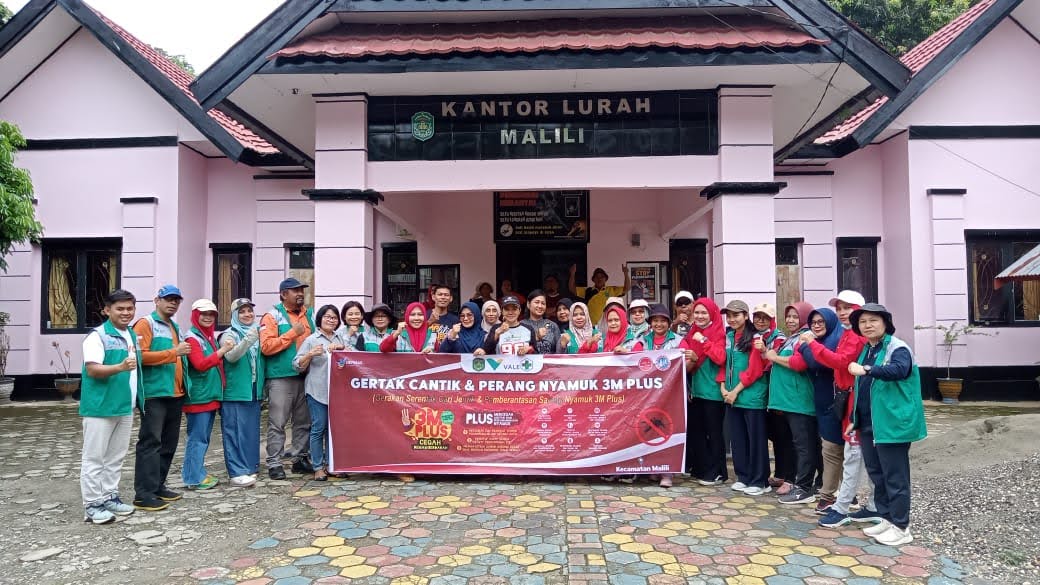 PT Vale  Sinergi Pemda Lutim Berantas Sarang Nyamuk di Area Pemberdayaan