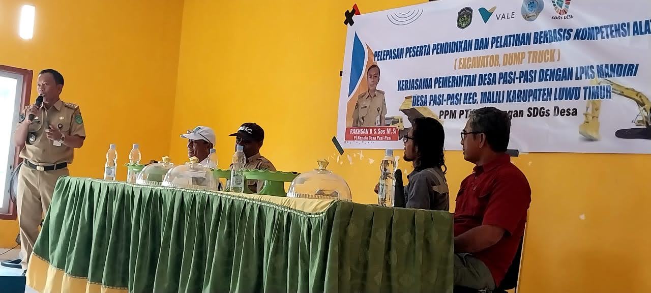 Bagian dari Program PPM Dukungan SDGs Desa, PT Vale Dukung Pelatihan Keterampilan di Desa Pasi-pasi Malili