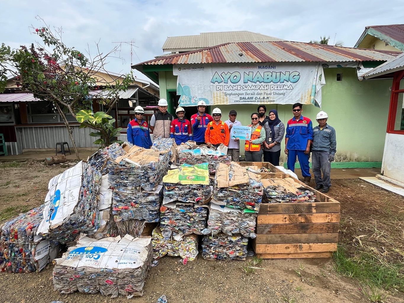 Momentum HPSN 2024, PT Vale Donasi 2.000 Kg Sampah Terpilah ke Bank Sampah