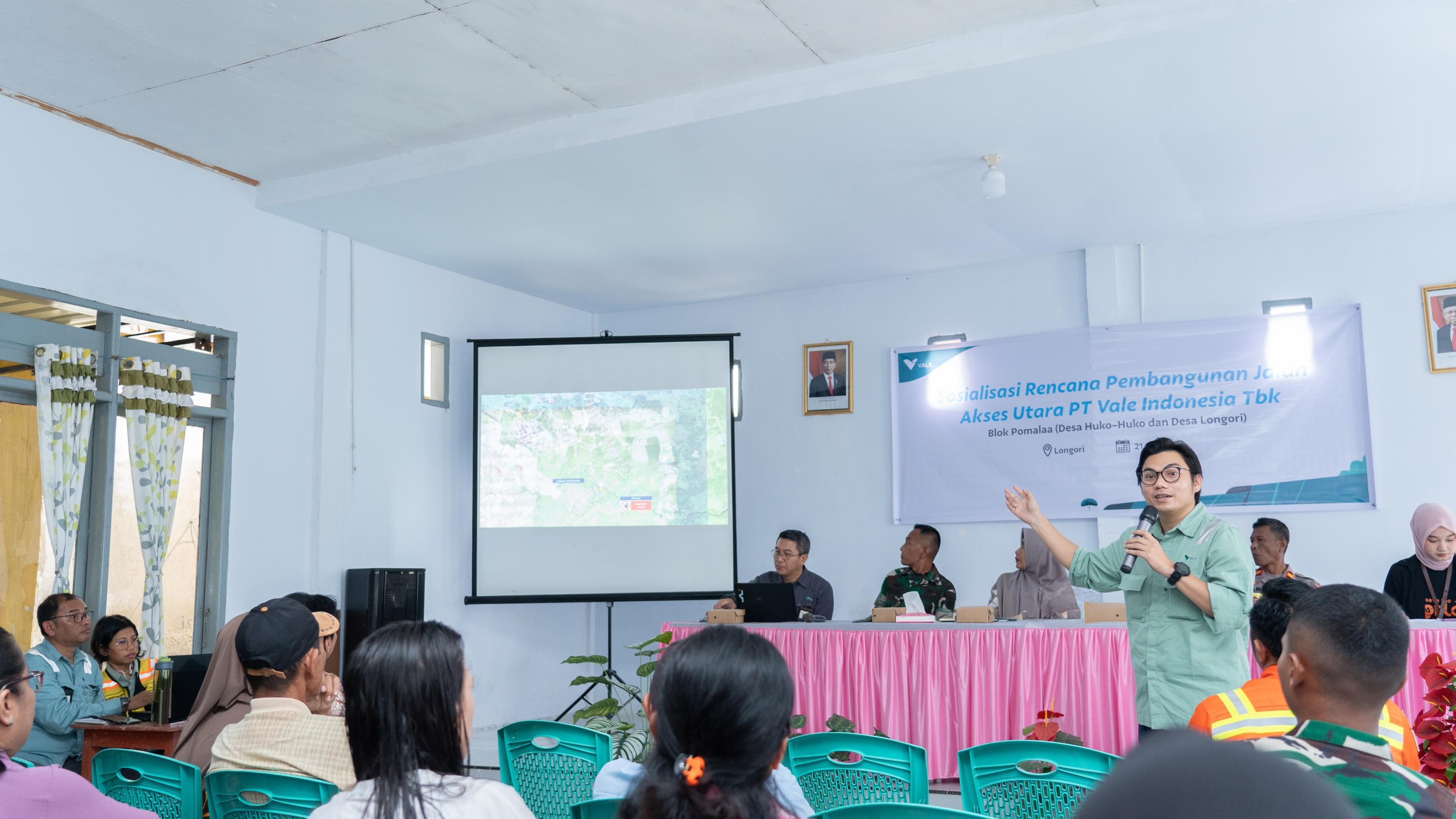 Dorong Pertumbuhan Ekonomi, PT Vale Bangun Akses Jalan Utara Buka  Konektivitas Desa Longori dan Huko-huko