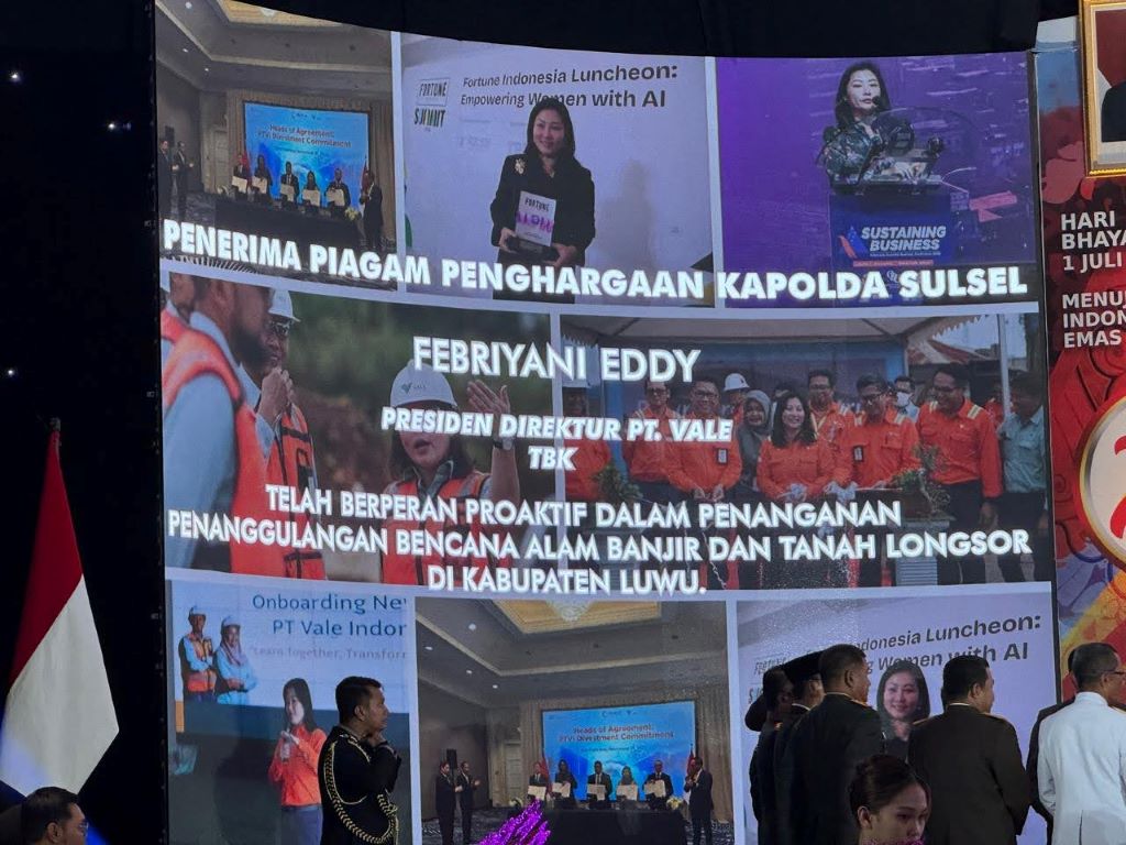 Terlibat Aktif Penanganan Bencana Banjir Luwu, Polda Sulsel Berikan Penghargaan ke CEO PT Vale