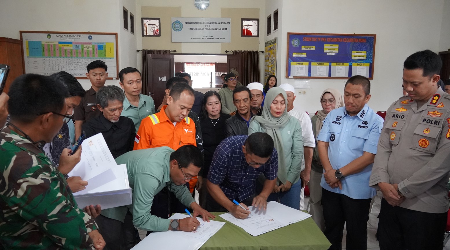 Government–Industry Collaboration Provides Certainty for Communities: PT Vale and East Luwu Regency Government Reach Agreement on Old Camp Land Resolution
