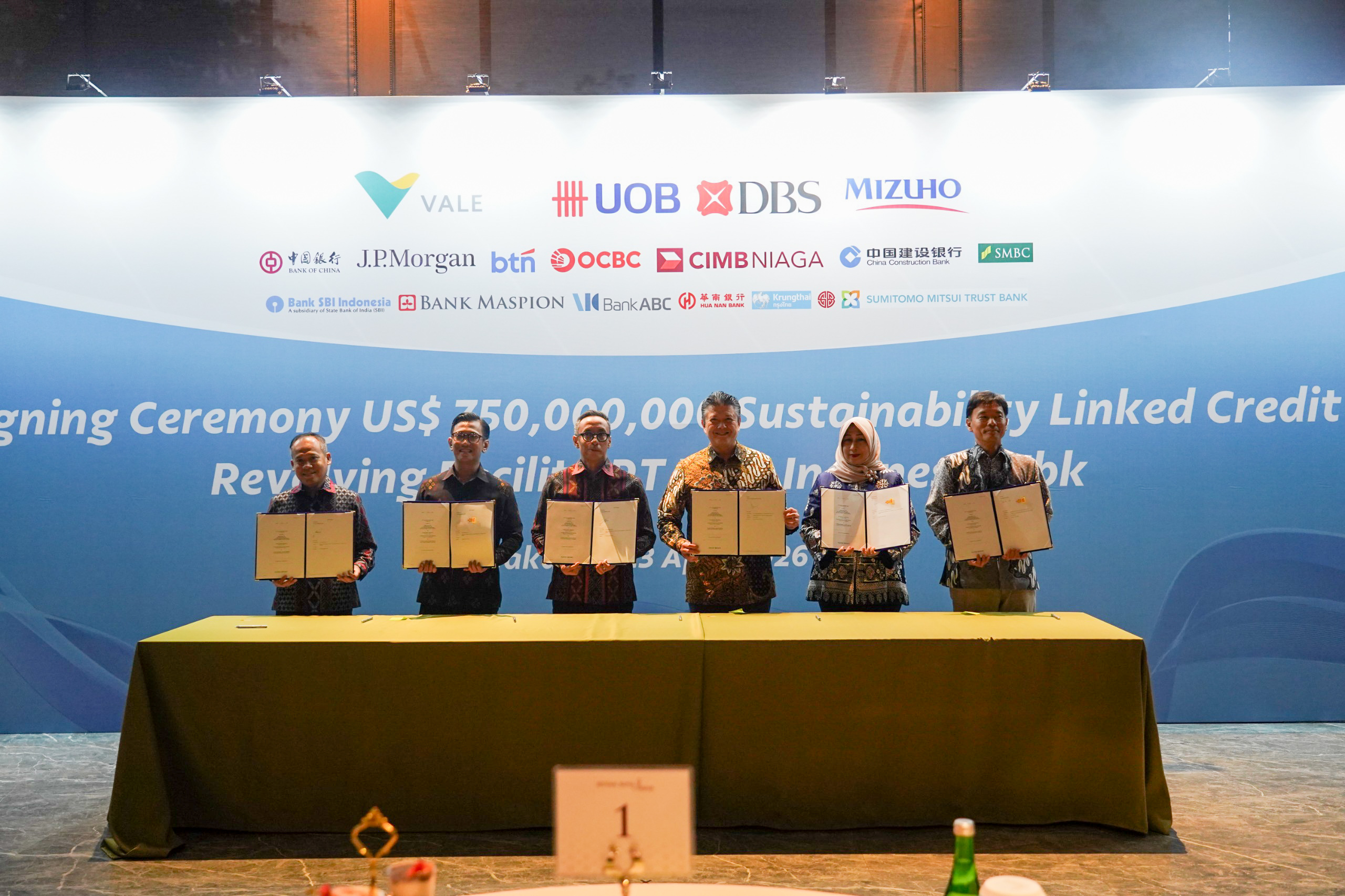 Strengthening Its Sustainable Finance Strategy, PT Vale Secures US$750 Million ESG-Linked Syndicated Loan Facility
