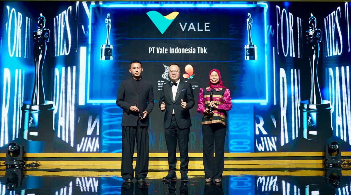 PT Vale Indonesia Wins Two HR Asia Awards, Reinforcing Commitment to a People-Centered Workplace