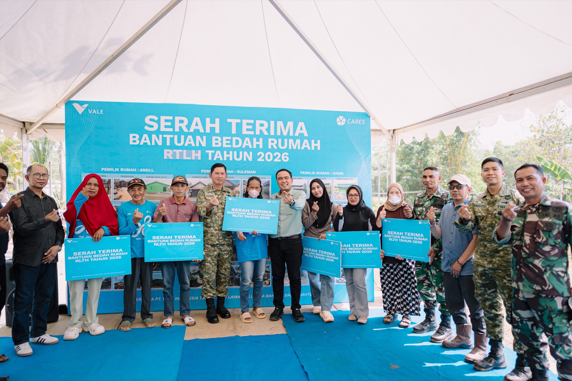 Vale Indonesia Hands Over Six Livable Houses to Residents in Kolaka